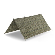 HELIKON SUPERTARP Kempingová utierka Polyester Ripstop PL Woodland 3x3m