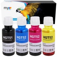 CMYK sada atramentov pre HP GT51 GT52 Ink 310 410 500