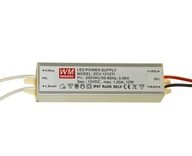 LED driver 12V 12W napätie IP67 hliník