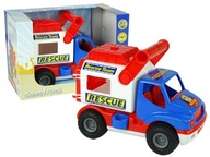 Auto ConsTruck Rescue Car Modro-biele