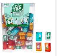 Tic Tac Travel Mini cukríky z Nemecka XXL 60 ks Ovocné a mätové DRAYES