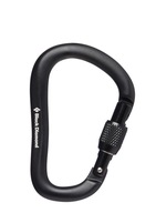 Black Diamond RockLock Screwgate Carabiner - čierna