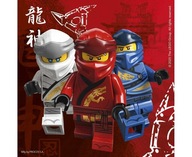 Papierové obrúsky LEGO NINJAGO 33x33 cm, 16 ks