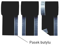 EPDM páska + 2 BUTYL pásy, šírka 200mm, membrána