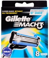 GILLETTE Mach 3 - Vložky do žiletiek - 8 kusov