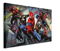 Obraz na plátne Spider-Man Evolution Skyline 80x60 cm