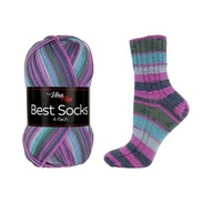 Ponožková priadza Vlna-Hep Socks Best 4fach 7349