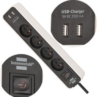 PREDLŽOVACÍ NAPÁJACÍ PÁSOK 2XUSB NABÍJAČKA