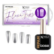 Nails Company Formy + Base 6ml Číra sada