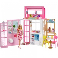 Kompaktný domček Barbie s bábikou Barbie HCD48