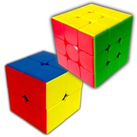 2X2 3X3 SADA VZDELÁVACÍCH KOCK + RUBIKOV STOJAN