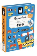 Magnetické puzzle MAGNETIBOOK Vozidlá Janod