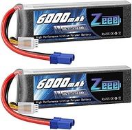 Zeee 3s Li-Po batéria 11,1V 6000mAh 60C