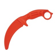 Tréningový nôž K25 Karambit červený 32335