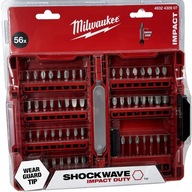 Milwaukee 56 kusov TORX BITS HEX NÁRAZOVÉ NÁRAZY Shockwave Impact