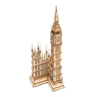 DREVENÝ MODEL DEKORÁCIE PUZZLE BIG BEN ROBOTIME