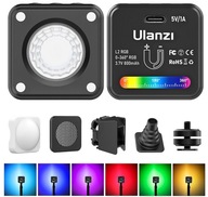 Ulanzi L2 LED lampa - RGB fotoaparáty smartfóny videokamery