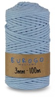 Spletená struna PRE MACRAME BLUE 100m 3mm