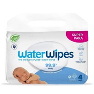 WATERWIPES BIO vlhčené obrúsky s vodou 4x60 ks