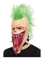 MASKA LATEX MOhawk SKULL PUNK MONSTER TEETH JAZYK