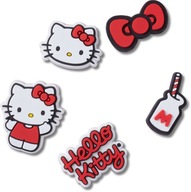 CROCS JIBBITZ CHARMS HELLO KITTY PINS 5-BAL