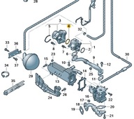 EGR ORING N90978701 ORIGINÁL VOLKSWAGEN