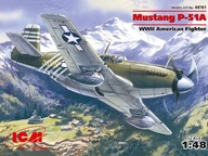 Mustang P-51A WWII americká stíhačka 1:48