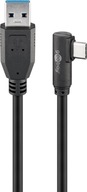 Kábel USB-C - USB 3.2 Gen1 Goobay ANGLE GAM 0,5m