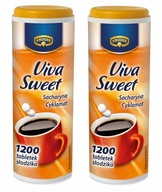 Krüger Viva Sweet Stolové sladidlo v tabletách 2 x 72 g (1200 kusov)