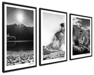 MEGA SET S RÁMOM Mountains Nature TATRY 50x70 cm