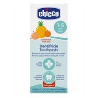 Chicco 138715 fluoridová zubná pasta ananás P1