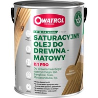 Owatrol D1 PRO Olej na drevo s UV 5l Jantár