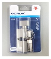 Vložka s gombíkom GERDA H PLUS 30G/35 Satin Nickel