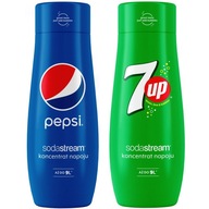 SODASTREAM Súprava koncentrátov PEPSI + 7UP.