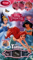 Tieto trblietavé tetovanie princezny Disney