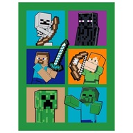 Minecraft fleecová deka: 150 cm x 200 cm (580046)