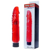 Jelly Vibrátor série Boss Realistic Red