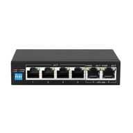 Extralink KRIOS Switch PoE 4x Gigabit PoE/PoE+, 2x