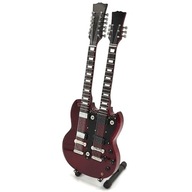 Led Zeppelin - Jimmy Page - Double Neck MGT-2059 mini gitara