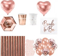 VEĽKÝ BAKALÁRSKY PARTY SET Rose Gold Bride je...