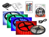 LED PÁS RGB IP65, SMD5050,+POWER+CONTROL+5M