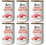 Brit Mono Protein Beef & Rice 400 g- 6szt.