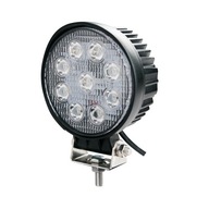 LED PRACOVNÁ LAMPA 27W 9X3W LED okrúhla