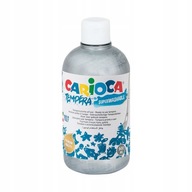 CARIOCA temperová farba 500 ml strieborná