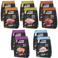 PAN MEAT Suché krmivo pre mačky ZMES CHUTÍ 10 x 400 g bez obilnín