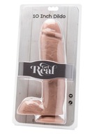 Dildo-COCK 10 INCH W/ BALLS MÄSO