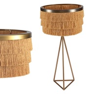 NIGHT LIV BOHO stojaca stolná lampa 63x31 Zlatá