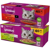 WHISKAS MIX 6 PRÍCHUTIÍ PRE MAČIACU ŽELÉ OMÁČKU 80x85G