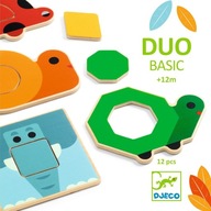 Djeco Puzzle Shapes Animals DUOBASIC science