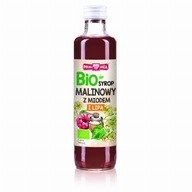 BIO Malinový sirup s lipou a medom bez pridaného cukru